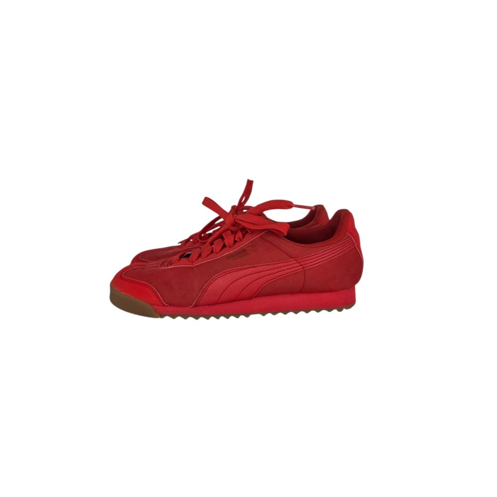 Puma Roma Basic Sneakers Youth Girls Big Kid Size 6 Red Classic Low Top Athletic